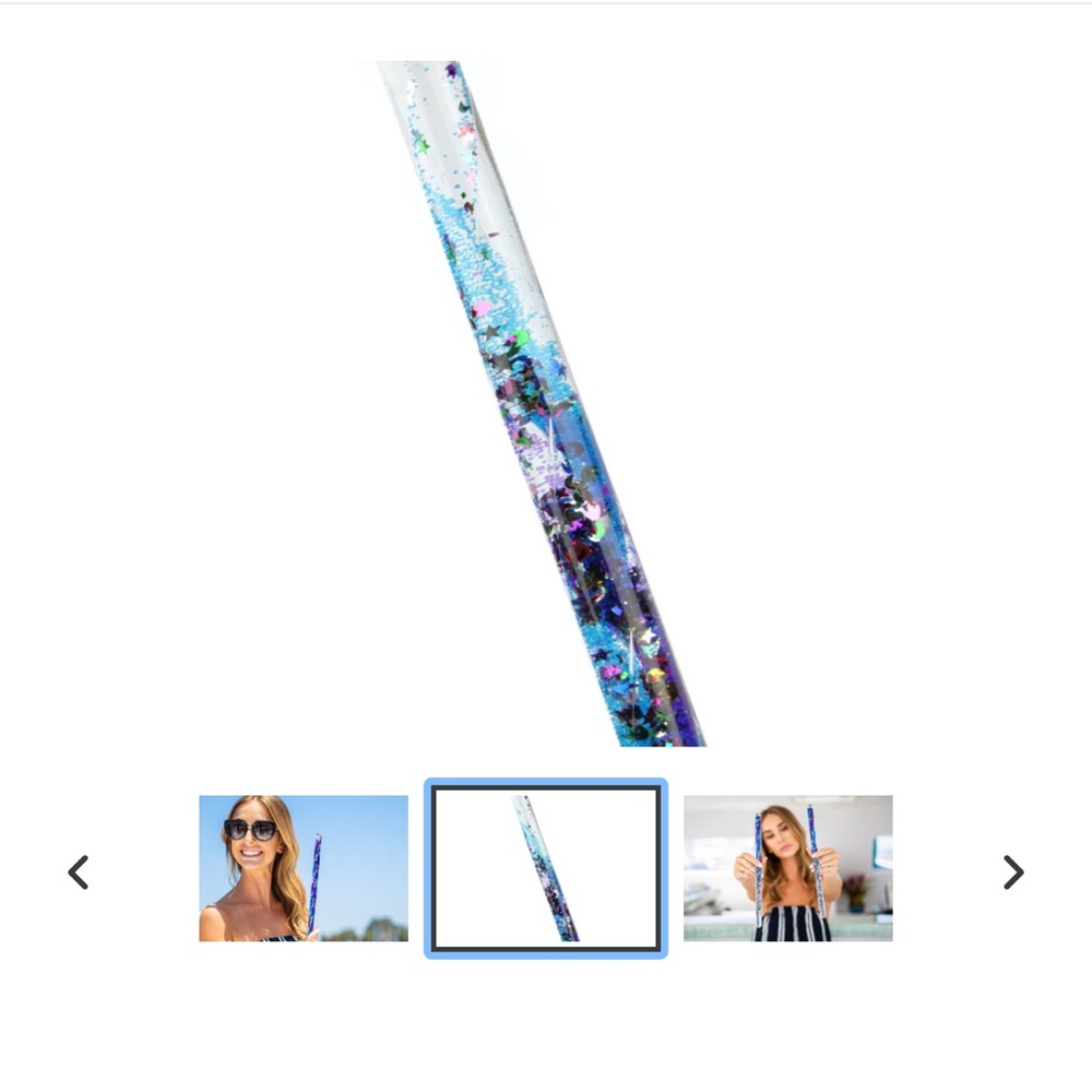SET OF 3 !!! 🦋 Glitter Meditation Wand 🦋 NWT - Picture 7 of 9